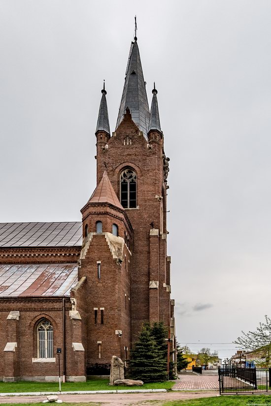 Neo-Gothic Catholic Church in Kamianka-Buzka, Ukraine, photo 9