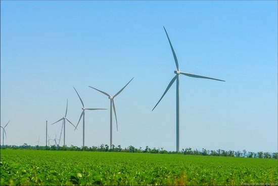 Wind Farm in Prymorsk in Southern Ukraine, photo 10