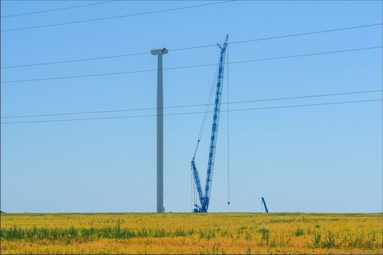 Wind Farm in Prymorsk in Southern Ukraine, photo 11