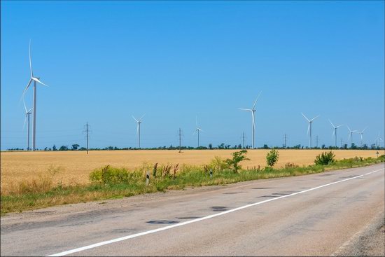 Wind Farm in Prymorsk in Southern Ukraine, photo 6