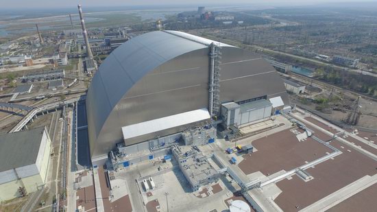 New Sarcophagus for the Chernobyl Nuclear Power Plant, Pripyat, Ukraine, photo 1