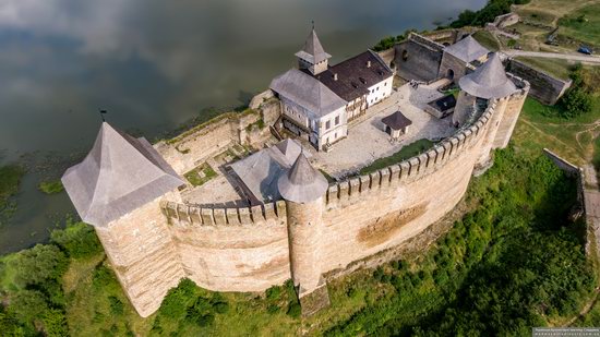 The Khotyn Fortress, Ukraine from above, photo 1