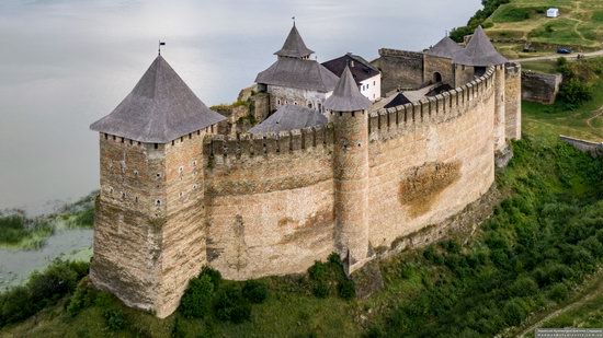 The Khotyn Fortress, Ukraine from above, photo 11