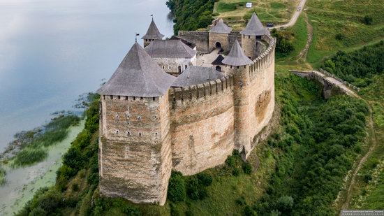 The Khotyn Fortress, Ukraine from above, photo 12