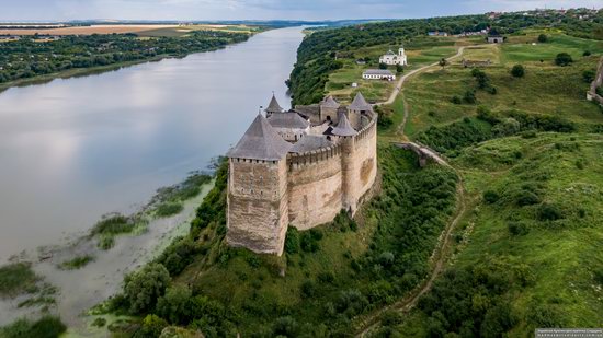 The Khotyn Fortress, Ukraine from above, photo 13