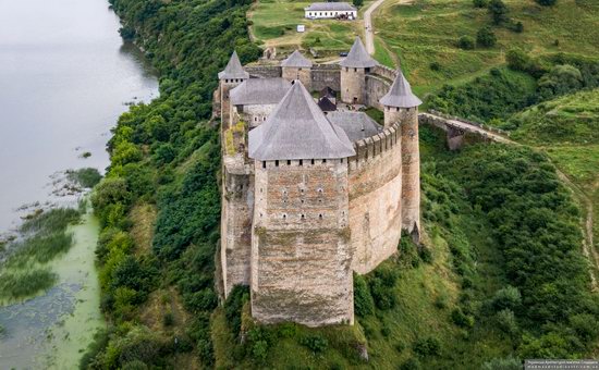 The Khotyn Fortress, Ukraine from above, photo 14