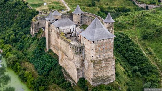 The Khotyn Fortress, Ukraine from above, photo 15