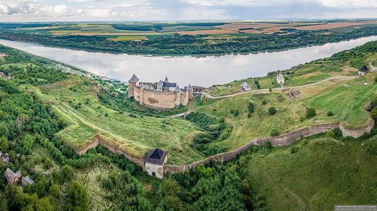 The Khotyn Fortress, Ukraine from above, photo 4