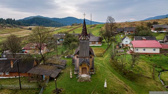 Wooden Neo-Gothic Church, Rozluch, Lviv Oblast, Ukraine, photo 1