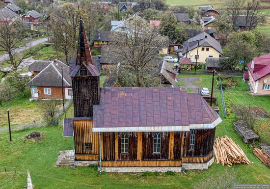 Wooden Neo-Gothic Church, Rozluch, Lviv Oblast, Ukraine, photo 5