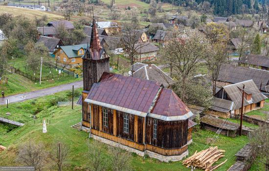 Wooden Neo-Gothic Church, Rozluch, Lviv Oblast, Ukraine, photo 6