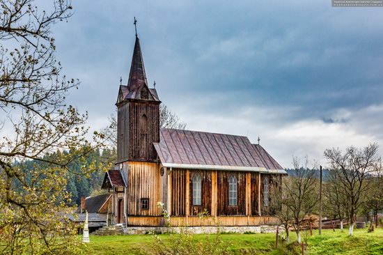 Wooden Neo-Gothic Church, Rozluch, Lviv Oblast, Ukraine, photo 8