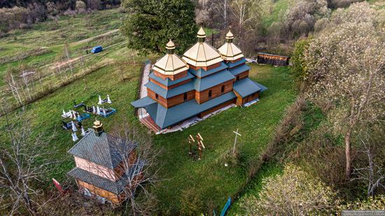 Church of the St. Archangel Michael in Hvozdets, Lviv Oblast, Ukraine, photo 12