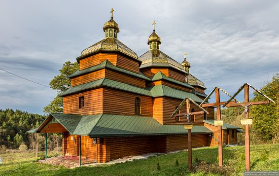 Church of the St. Archangel Michael in Hvozdets, Lviv Oblast, Ukraine, photo 8