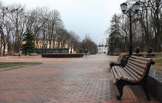 Mid April in the center of Chernihiv, Ukraine, photo 12