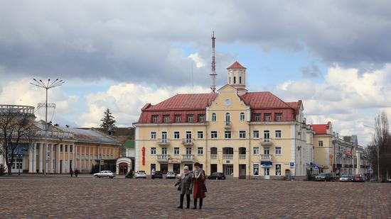 Mid April in the center of Chernihiv, Ukraine, photo 3