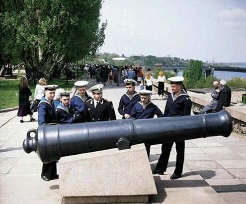 Nikolaev city 19th century cannon