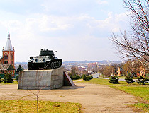 Bakhmut tank monument