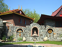 The Buddhist Temple White Lotus in Cherkasy