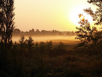 Dawn in the Chernihiv province