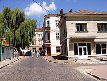 On the street in Drohobych