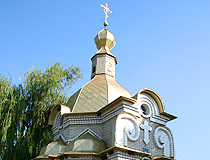 Chapel near Kyrychenkova healing spring in Izium