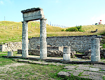 Ancient Pantikapeya ruins
