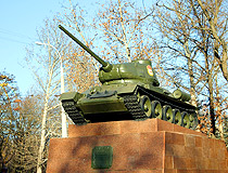 Tank T-34 in Kherson
