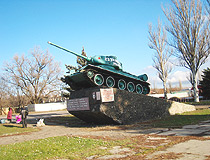 T-34 tank in Lugansk