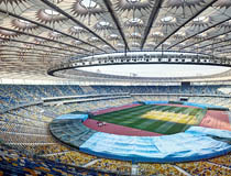 Olympic stadium inner view