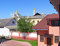 Pochaiv town view