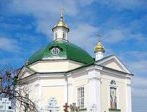 Pochaiv monastery graveyard