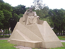 Monument to Taras Shevchenko in Poltava