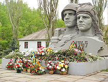 World War II memorial in Severodonetsk