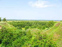 Hilly terrain in Sumy Oblast