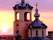 Sunset in Ternopil