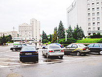 Next to the Ternopil Regional State Administration