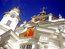 Cathedral of Pochaiv Lavra in the Ternopil region