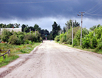 Country road in the Volyn region
