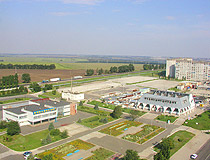 Yuzhnoukrainsk bus station and marketplace