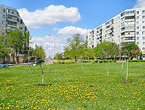 Yuzhnoukrainsk city view
