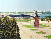 Dnieper Hydroelectric Station in Zaporozhye