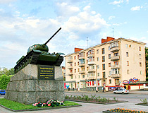Tank T-34-85 in Zhytomyr (moved to the Monument of Eternal Glory in May 2022)