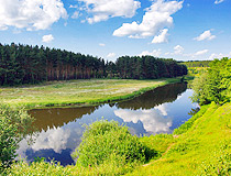 Small river in the Zhytomyr region