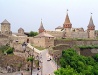Beautiful view of Kamianets-Podilskyi Castle