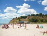 On the beach in the Odesa region
