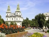 Sunny summer day in Ternopil