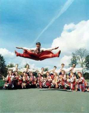 Ukraine people culture - hopak folk dance