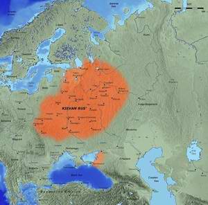 Kievan Rus map