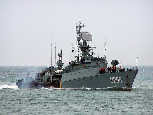 Ukraine Navy Corvette type ship